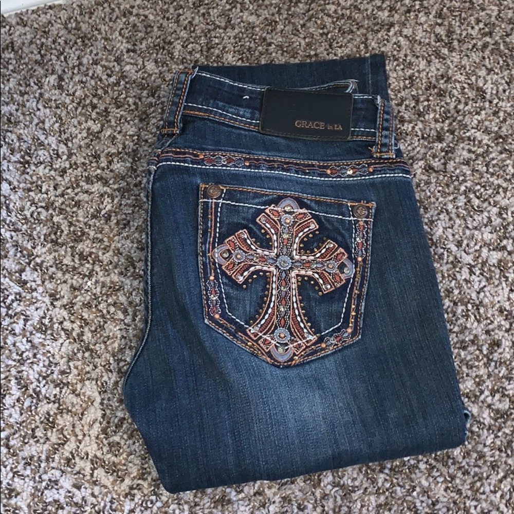 Boot cut jeans